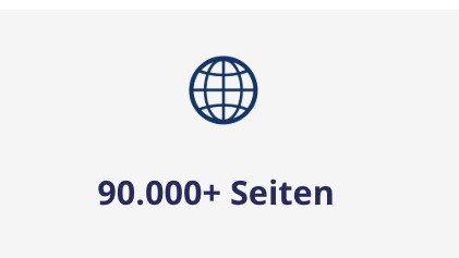 Mehr als 90.000 Seiten, 32.000 Frintend User, 500 Backend User